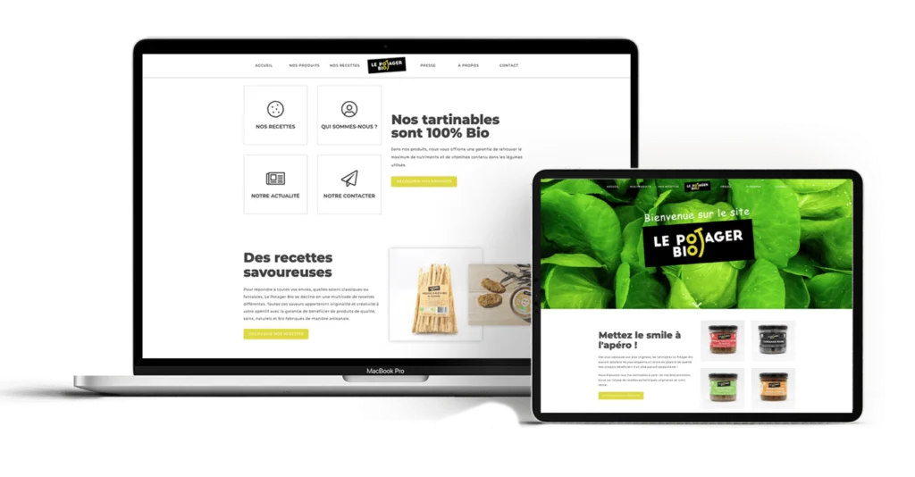 tapenade,le potager bio,site web,avignon,montpellier,marketing