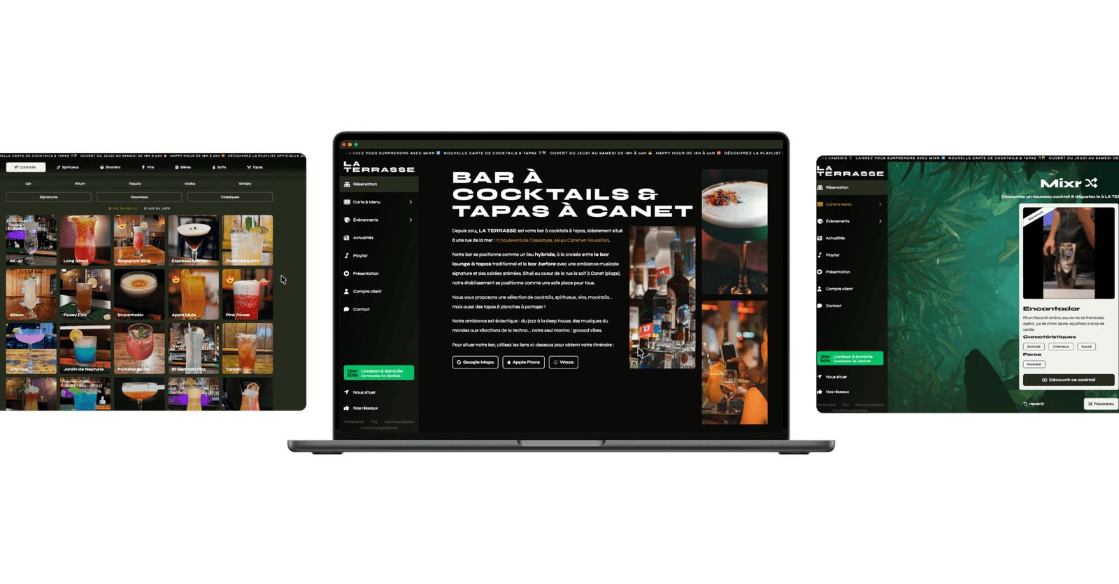 Featured image for âSite internet interactif pour le bar LA TERRASSEâ